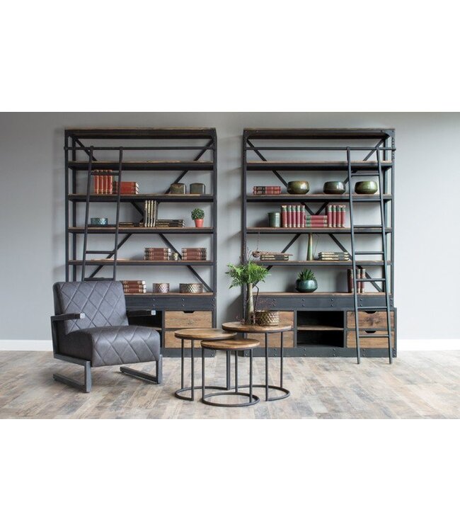 Boekenkast 'Oxford' met Ladder