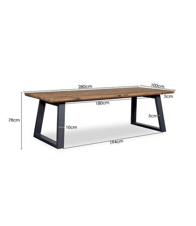 Pagino Dining tuintafel