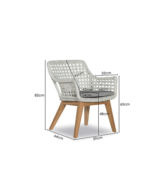 'Noémi' Dining tuinstoel