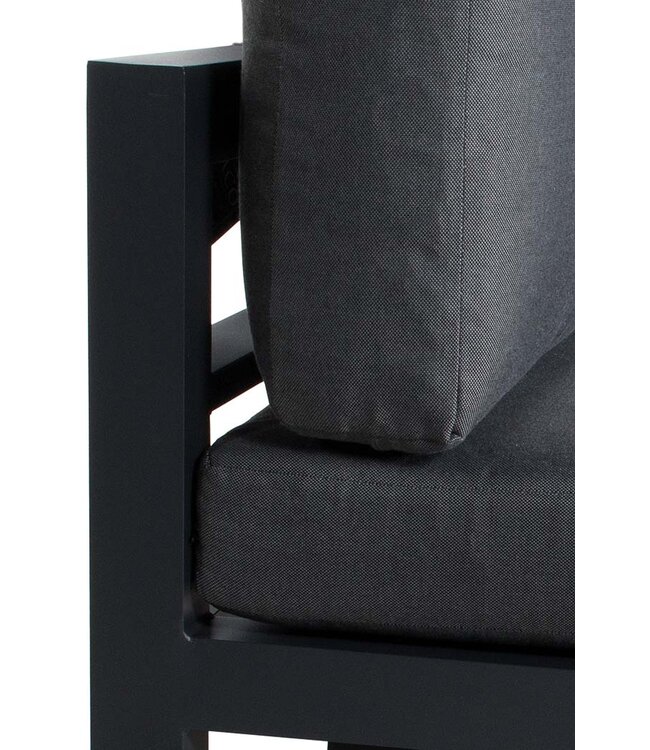 Palizzi loungeset met coffee table Antraciet