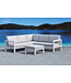 Palizzi loungeset met coffee table Wit