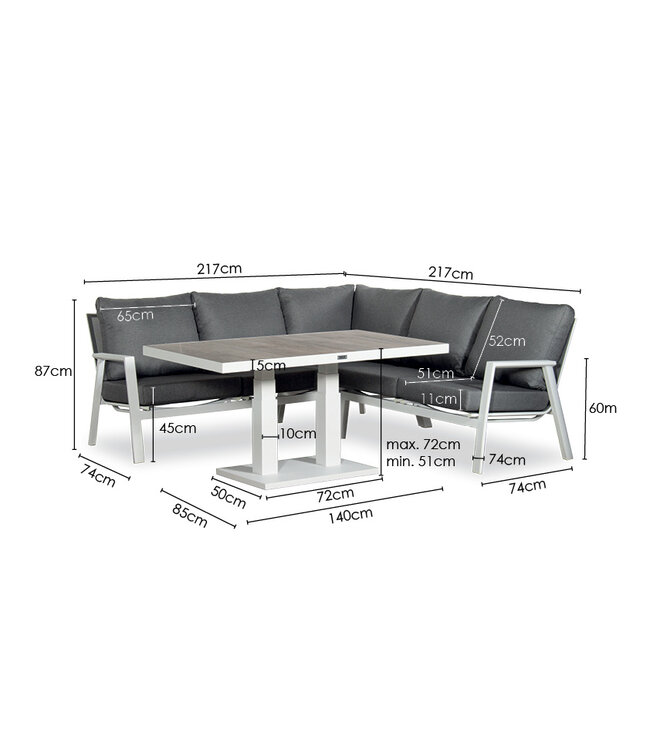 Loungeset Palawan White