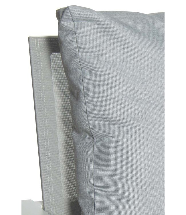 Stoel-bank loungeset 'Sunlake' 4-delig Wit