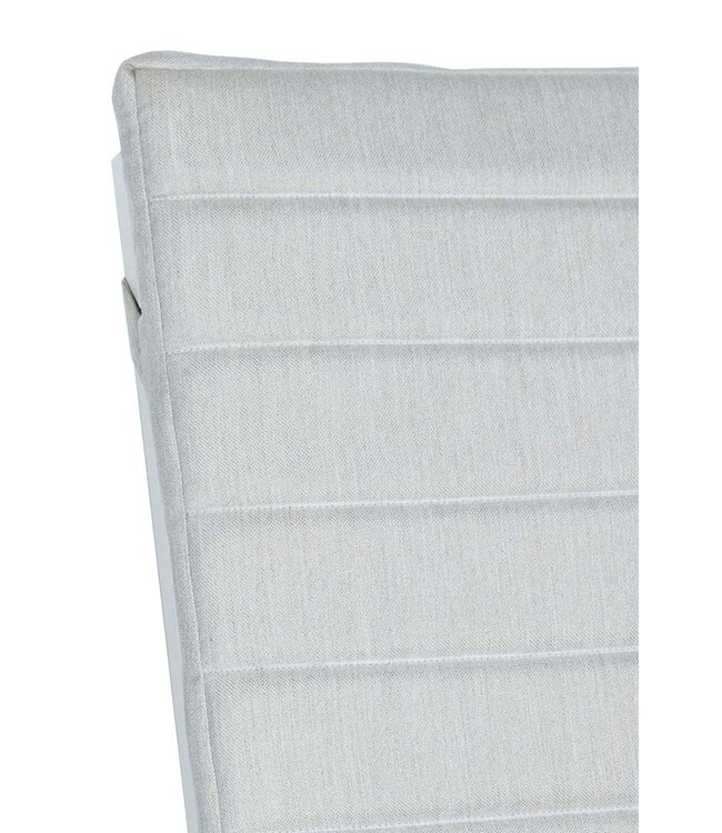 'Altona' Ligbed met wiel Verstelbaar Wit