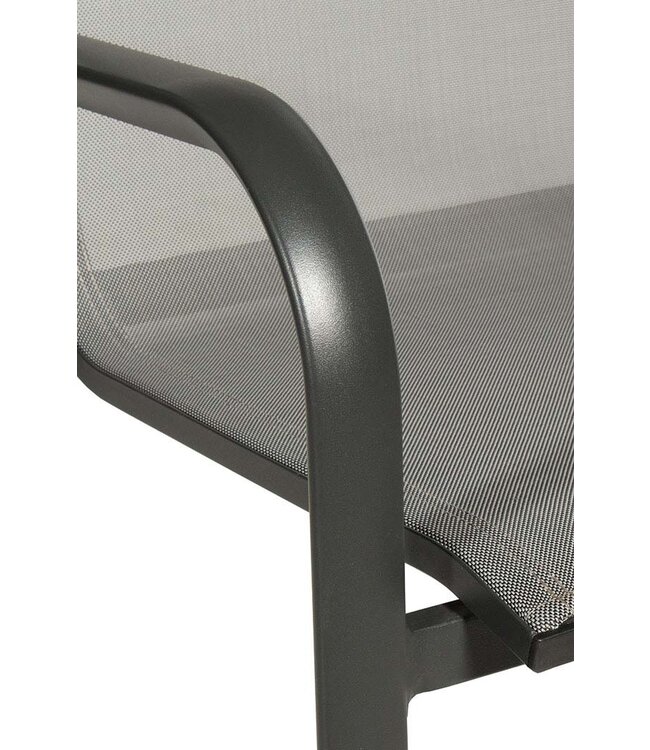 Diningset 'Reese' Dark Grey