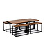 Coffee Table Azuma set van 5
