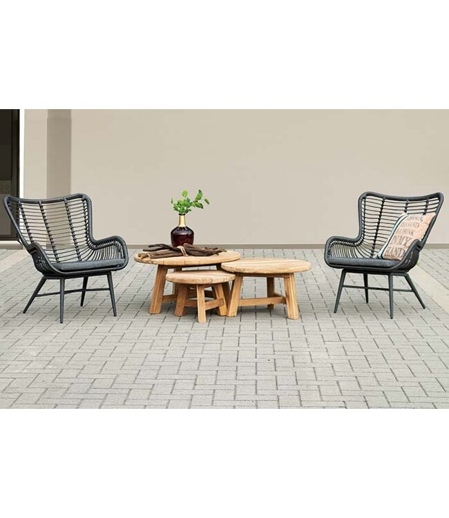 'Butterfly' Loungestoel inclusief zitkussen