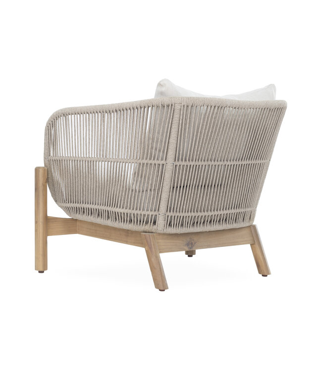 Genua Stoel-Bank Loungeset - 5 zitplaatsen