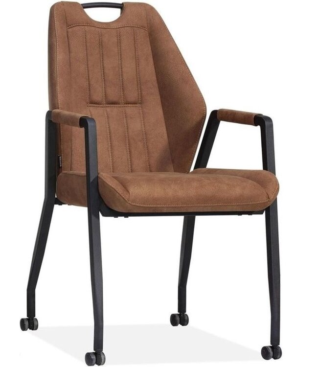 Kai Eetkamerstoel op wieltjes, verkrijgbaar in 4 kleuren!