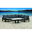 Hoek loungeset 'Providence' 4-delig Dark Grey