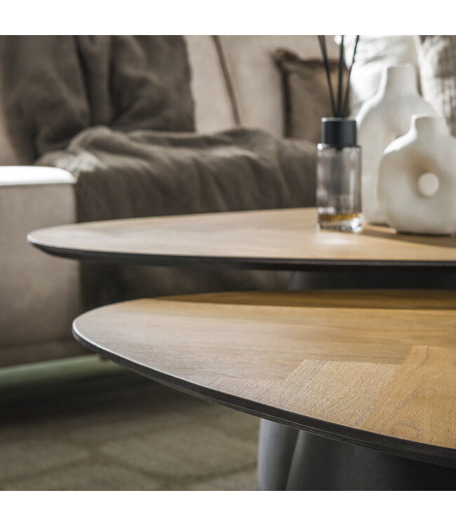 Herringbone salontafel set van 2