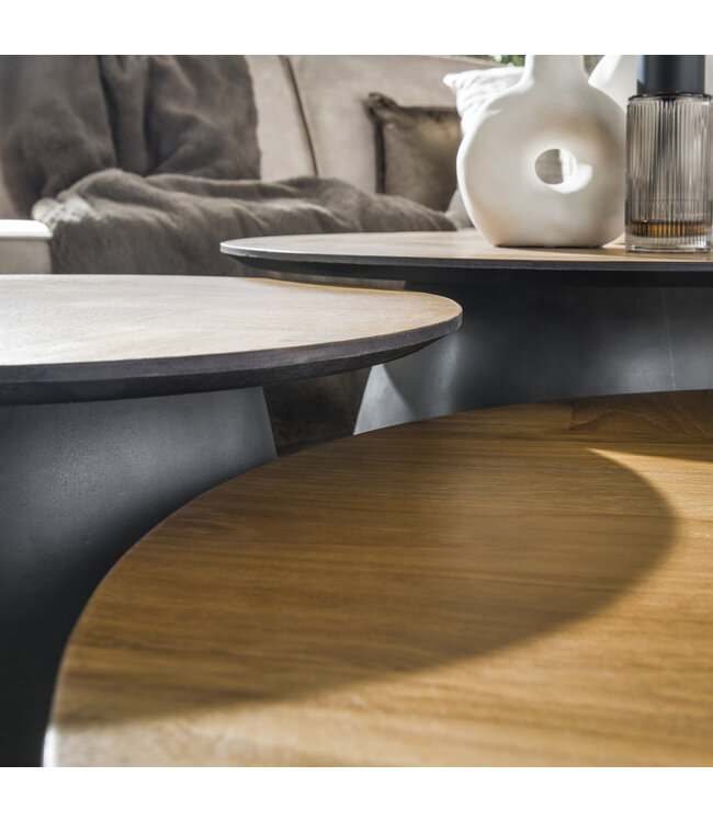 Herringbone salontafel set van 3