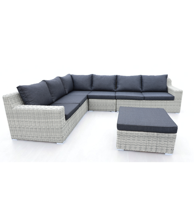 Premium hoekset inclusief zit- en rugkussens en salontafel