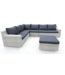 Premium hoekset inclusief zit- en rugkussens en salontafel