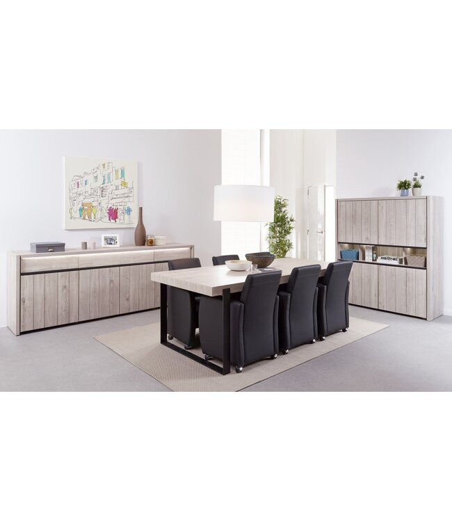 Lucca dressoir inclusief LED verlichting