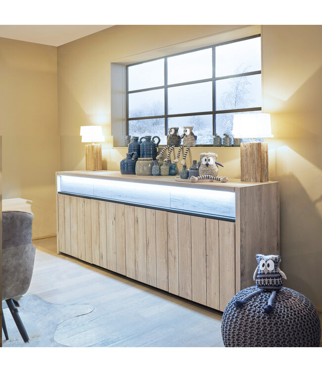 Lucca dressoir inclusief LED verlichting