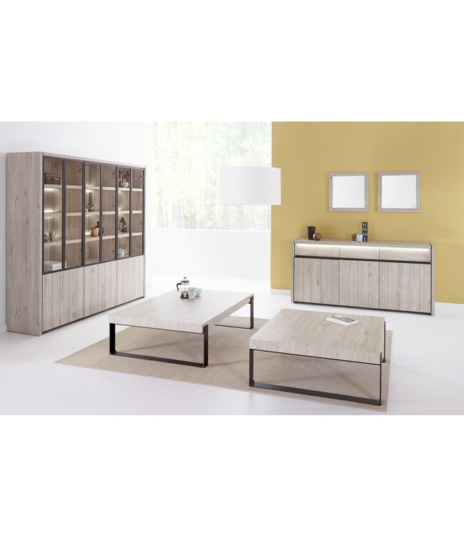 Lucca glaskast inclusief LED verlichting