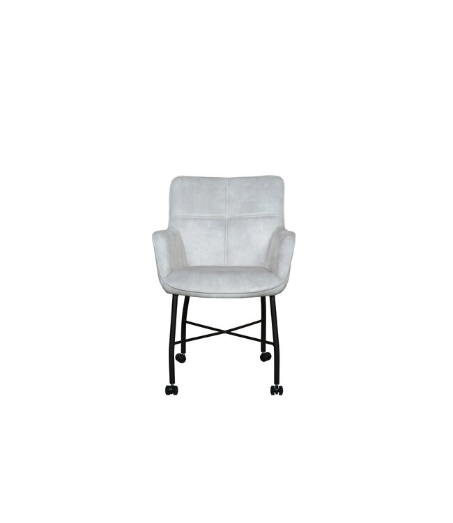 Chicago Armstoel op wieltjes