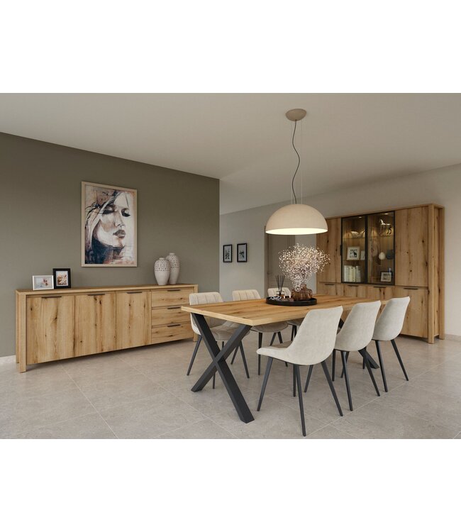 Cainan wandkast incl. LED verlichting