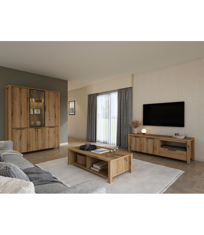 Cainan wandkast incl. LED verlichting