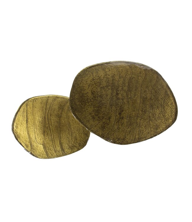 Jaspis bijzettafel set van 2