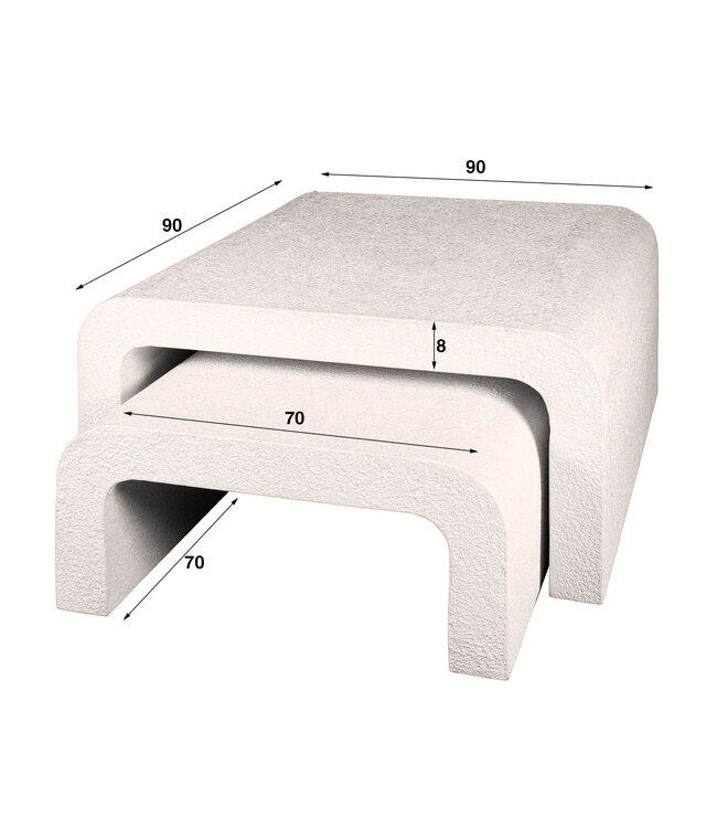 Ardo salontafel set van 2