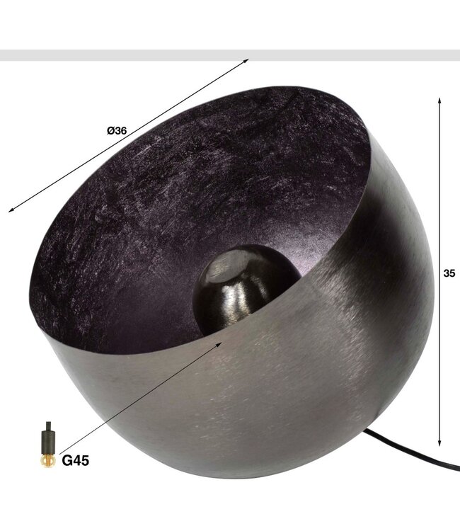 Bowl Tafellamp in 3 maten