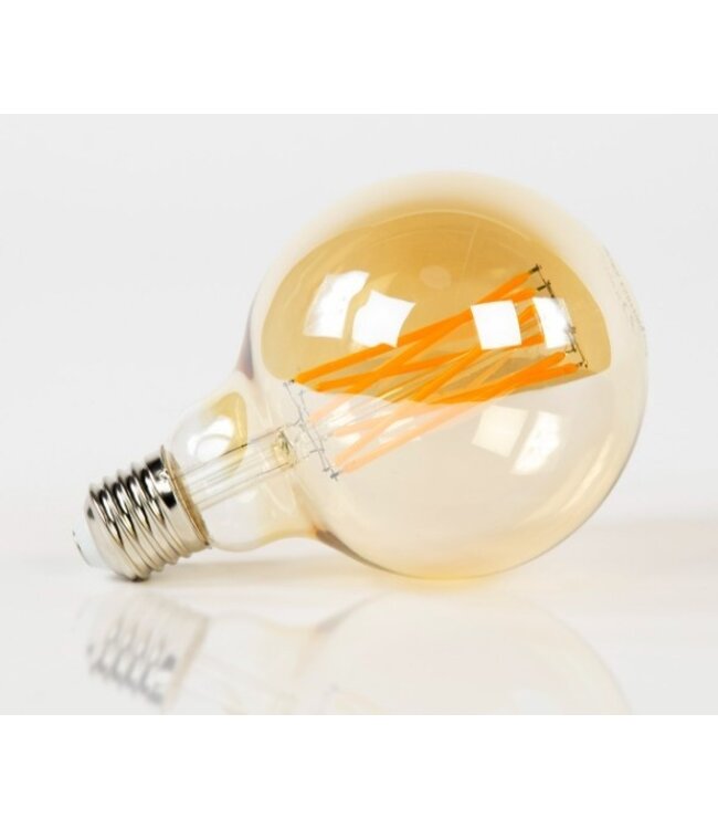 Lichtbron LED filament bol 9,5 - E27 4W dimbaar