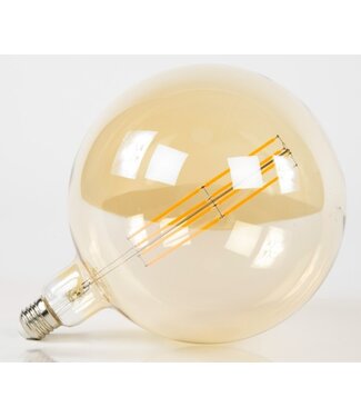 Lichtbron LED filament bol 20,0 - E27 8W dimbaar