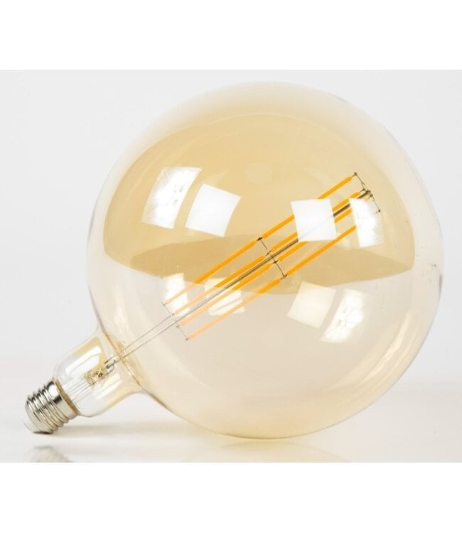 Lichtbron LED filament bol 20,0 - E27 8W dimbaar