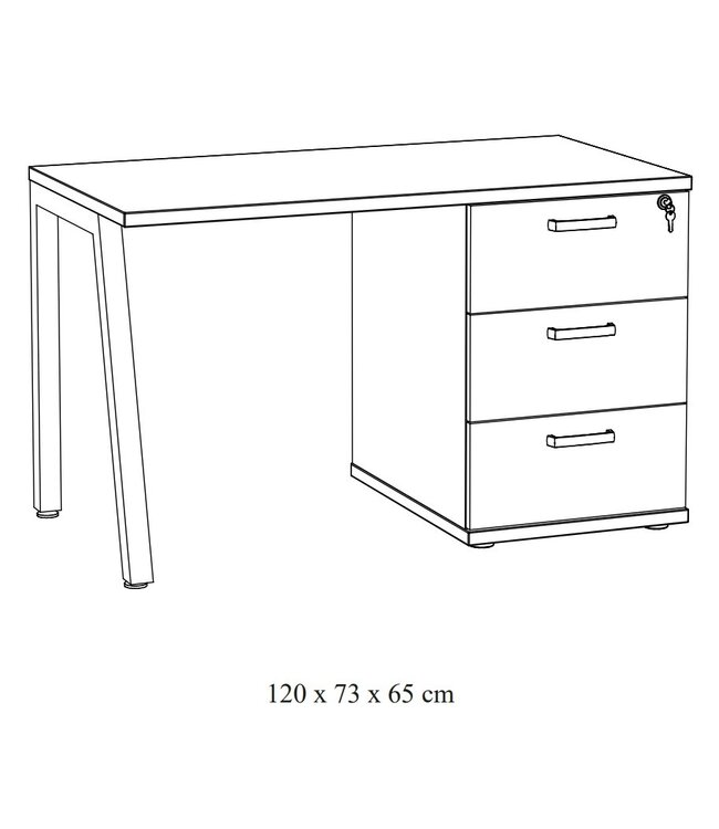 Garcia bureau, verkrijgbaar in 2 kleuren!