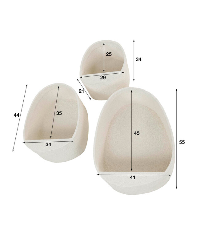 Vero Wandschap set van 3