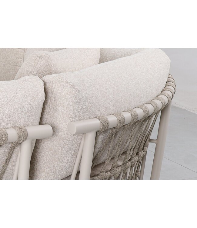 Donato Loungeset Inclusief alle zit- en rugkussens