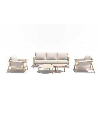 Bellano Stoel-bank loungeset  5-delig