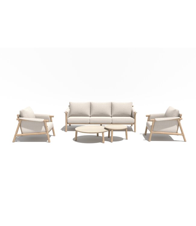 Bellano Stoel-bank loungeset  5-delig