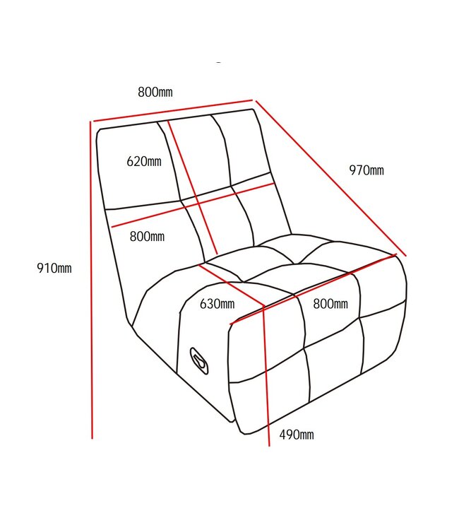 Just Chill relaxfauteuil, verkrijgbaar in 3 kleuren!