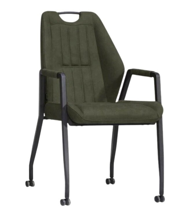 Kai Eetkamerstoel op wieltjes, verkrijgbaar in 4 kleuren!