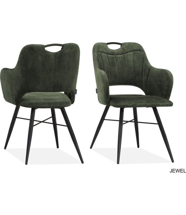 Ryg armstoel, verkrijgbaar in 3 kleuren!