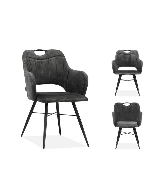 Ryg armstoel, verkrijgbaar in 3 kleuren!