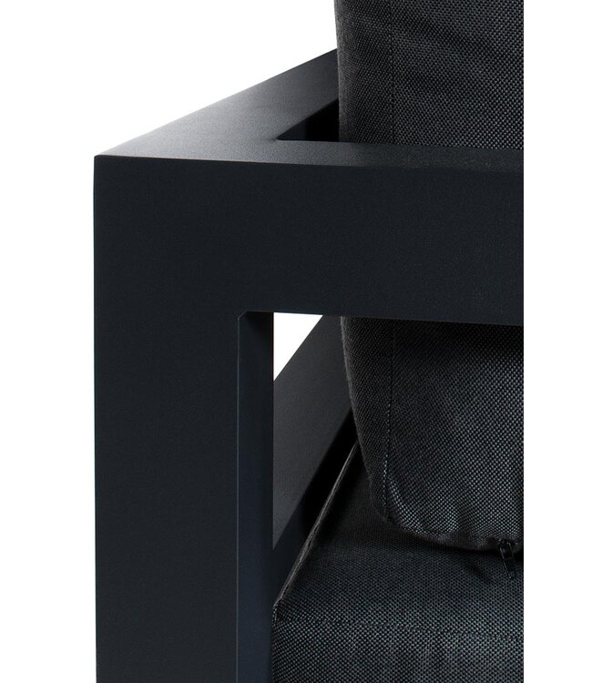 Loungefauteuil 'Palizzi' Antraciet