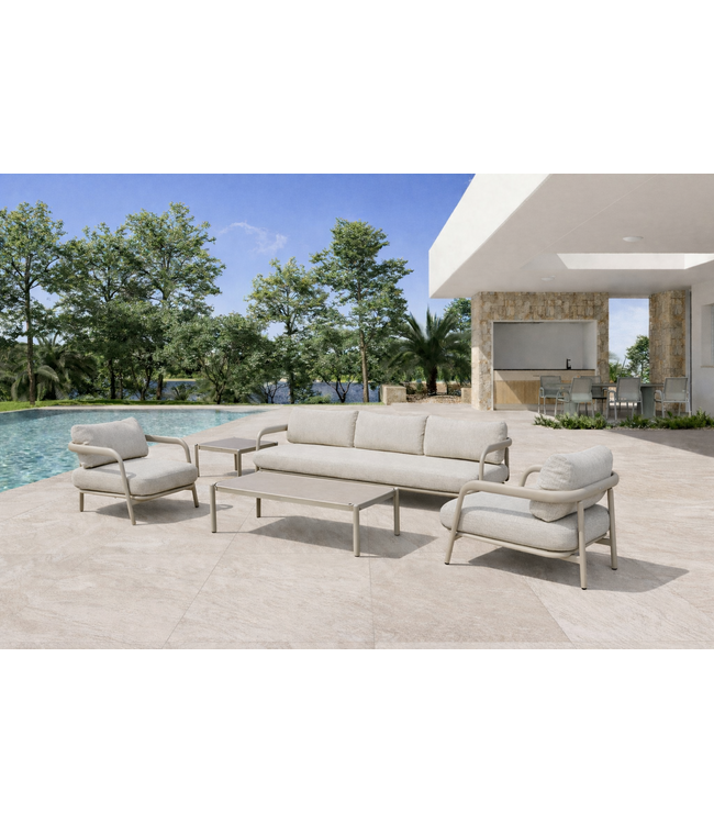 Bomero Stoel-bank Loungeset 5-delig