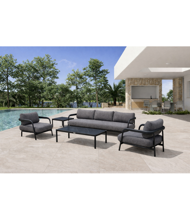 Bomero Stoel-bank Loungeset 5-delig