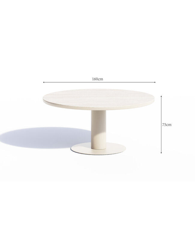 La Fonte tuintafel, verkrijgbaar in twee kleuren!