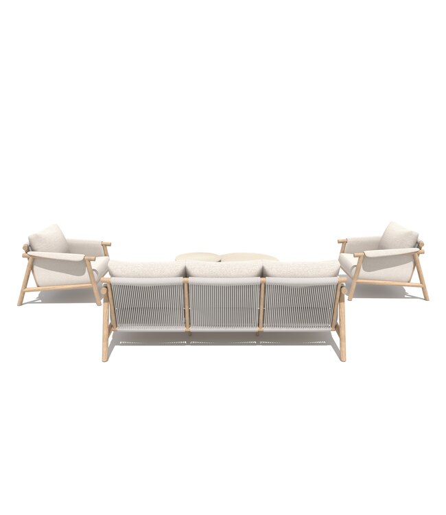 Bellano Stoel-bank loungeset  5-delig