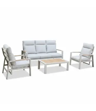 Manhattan Stoel-bank Loungeset 4-delig