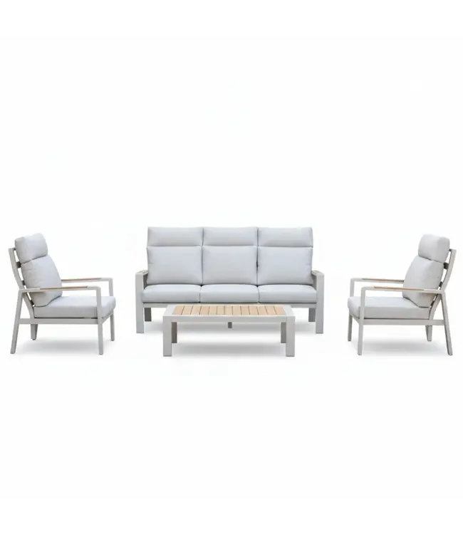 Manhattan Stoel-bank Loungeset 4-delig