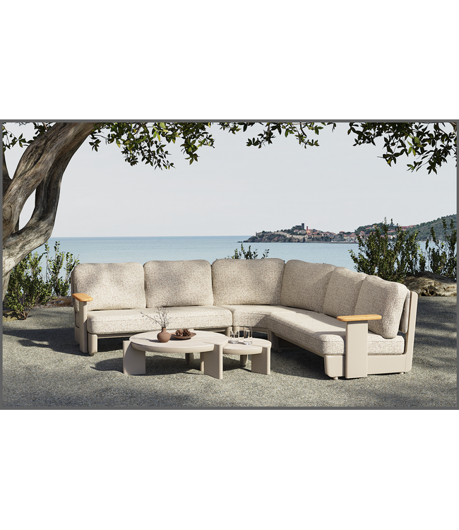 Paradiso Hoek Loungeset met bijzettafels