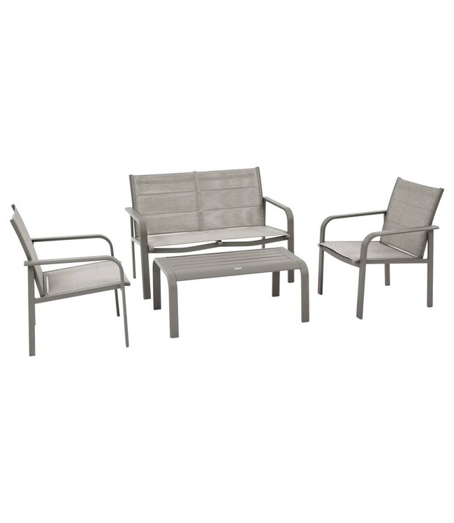 Crafts Stoel-Bank Loungeset 4-delig