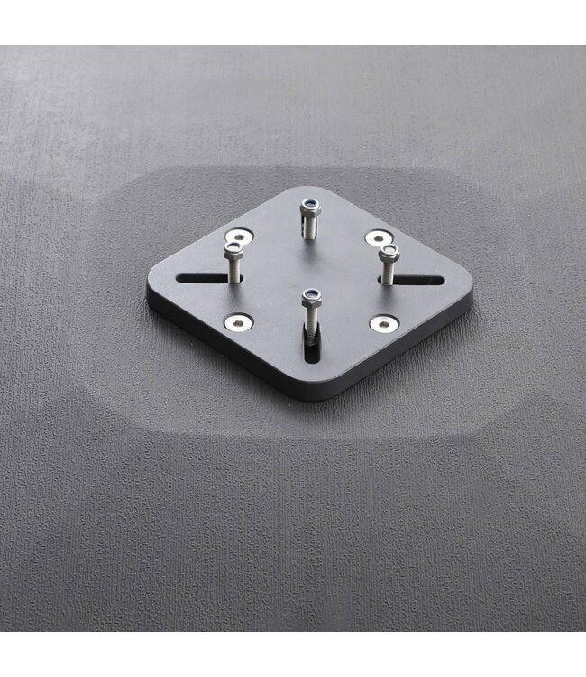 Granieten Parasolvoet op wielen 90kg voor hangparasols