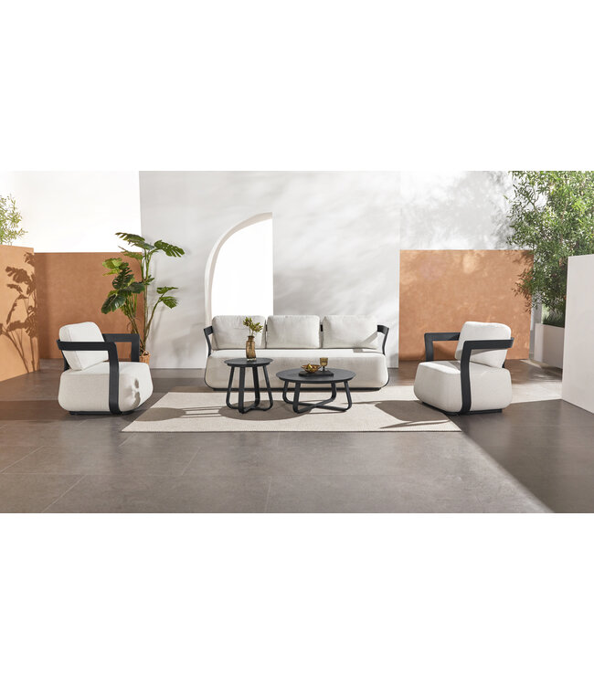 Cirello Stoel-bank loungeset 5-delig